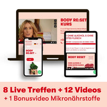 Load image into Gallery viewer, BODY RESET LIVE Kurs - Januar 2025
